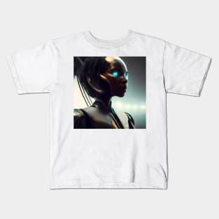 Futuristic African: Beauty in Motion T-Shirt Kids T-Shirt